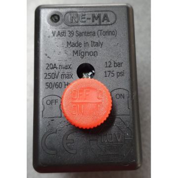 VERVANGINGSKAP COMPRESSOR DRUKSCHAKELAAR NEMA 230V