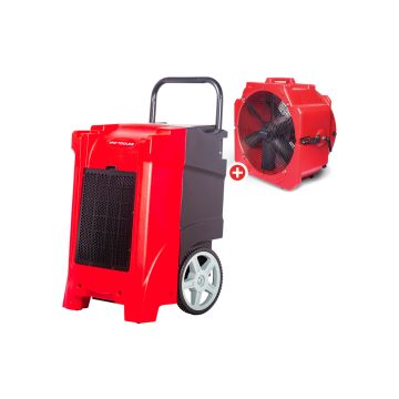 Set industriële bouwdroger BDP90 + ventilator MV500PPL MW T