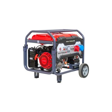Benzine generator 9,0 kW 3x400V-230V elektrische start met 25ltr tank MW Tools