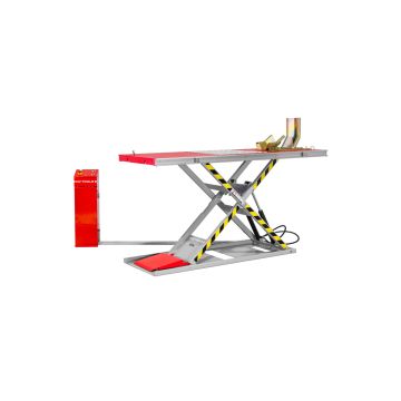 Elektrische motor schaarlift 600kg 2200x780 laag model 75mm MW Tools