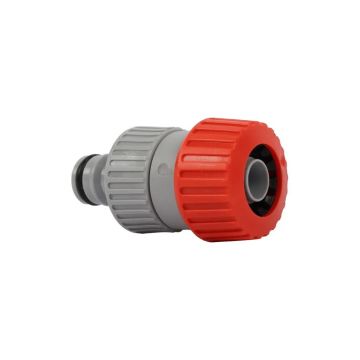 NIPPEL MET SLANGHOUDER 1/2" (PVC)